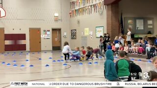 Rumsey Station Elementary School students compete in Winter Olympic games