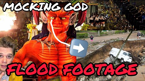 Brazil Carnival 2023 Mocking God Then Got Flooded *Full Video