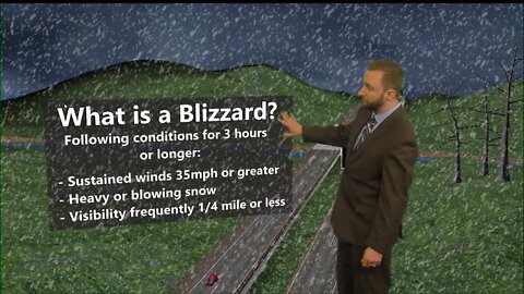 What exactly makes a blizzard a blizzard?