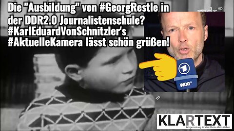 WDR's Georg Restle: sozialisiert in der DDR?