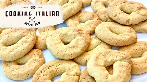 Shortbread Polenta Cookies from Milan Cooking Italian with Joe