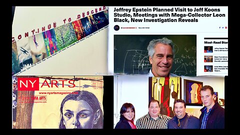 Jeffrey Epstein Jeff Koons Woody Allen Leon Black Connection Aaron R Cohen Crackhead Jesus Trials