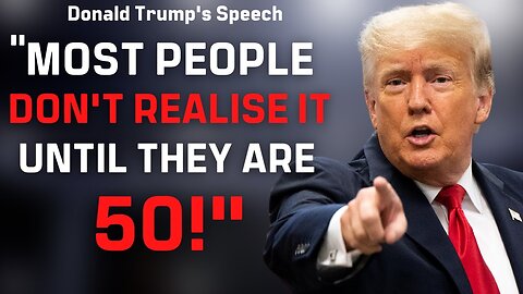 Donald Trump's SPEECH will leave you SPEECHLESS | One of the most eye opening speeches ever