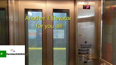 Hydraulic Elevator @ State Street T Station - Boston, Massachusetts