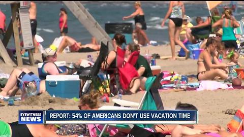 Many Americans don't use their vacation days