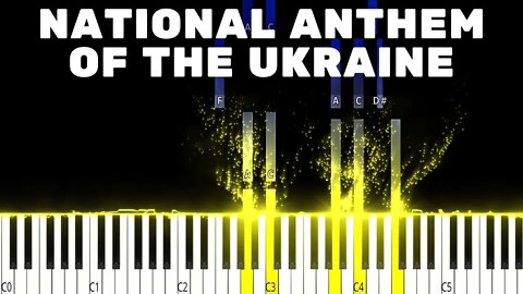 How to Play Ukraine National Anthem - Piano Sheet Music