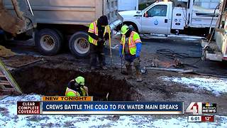 KC Water crews brave single-digit temperatures