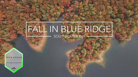 Fall In The Blue Ridges of South Carolina -- 4K Relaxation