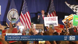 Governor Ducey's impact on Republican victory in Virginia