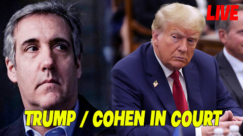 Donald Trump expected in court for Michael Cohen testimony against him #trump