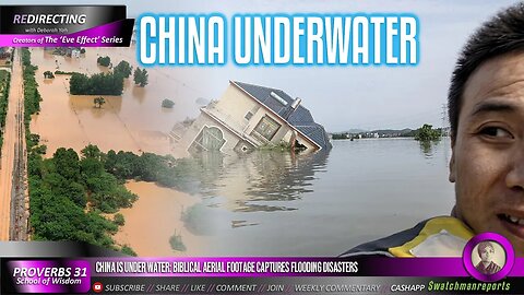 China IS UNDER WATER: BIBLICAL Aerial Footage Captures Flooding Disasters