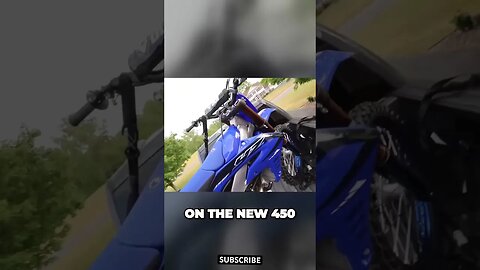 First Ride on NEW YZ450F!! #shorts