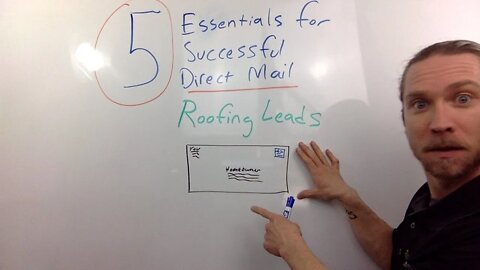 5 Essentials For Successful Direct Mail Roofing Sales Leads [LockDown LIVE]