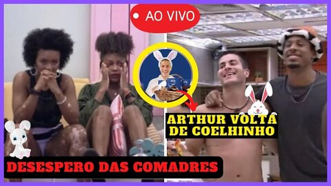 💥 BBB 22 Ao Vivo Arthur Volta Pra Casa De Coelho; Comadres Em Choque; Reação de Paulo Andre - 07/04/