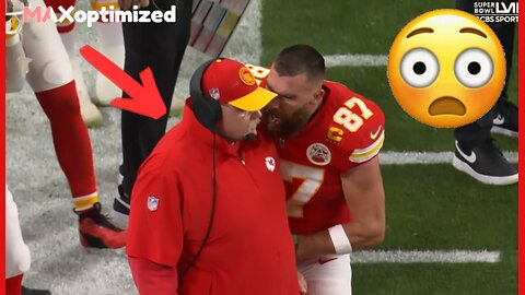 Kelce PUSHES HEAD COACH Andy Reid | CHIEFS 49ERS Superbowl #swifties #nflreaction @KansasCityChiefs