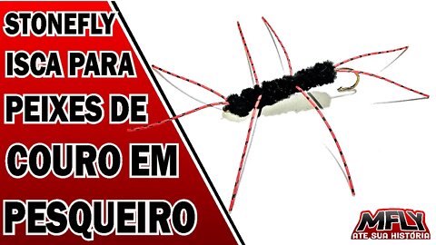 The best pattern of the black Stonefly nymph. Instructions for the tied For Fishing Park in Brazil.