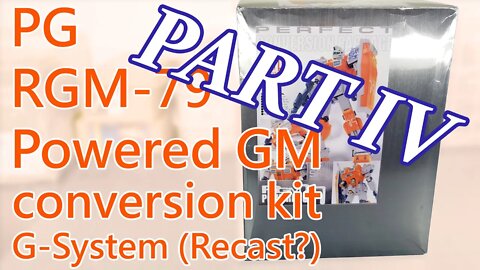 G-System 1/60 Scale PG RGM-79 Powered GM Conversion Kit Part IV- # 191