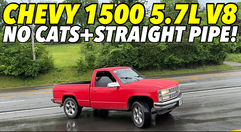 1989 Chevy 1500 5.7L V8 w/ TRUE DUAL STRAIGHT PIPES!