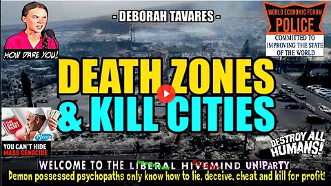 DEATH ZONES & KILL CITIES -- Deborah Taveras (Related links & info in description)