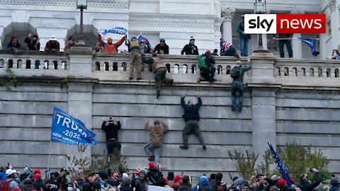 'Woman shot dead' after pro-Trump mob storms US Capitol