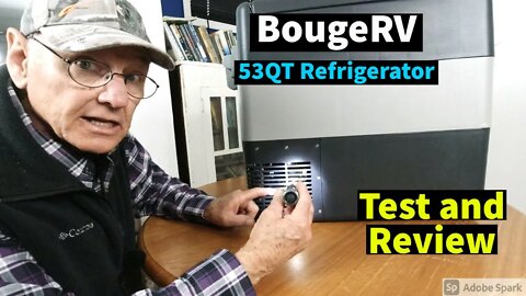 BougeRV 12volt Compressor Refrigerator Test and Review