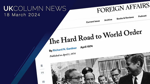 50th Anniversary: CFR’s “Hard Road to World Order” by “End-Run Around National Sovereignty” - UKC