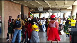 EFF present in red at Madikizela-Mandela memorial (y4n)