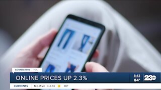 Online prices up 2.3%