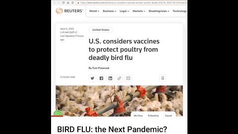 Bill Gates bird flu created in labs in Ukraine