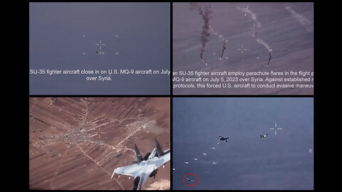 Syria: Russian Su-35 fighter jets are trolling the American MQ-9 drone