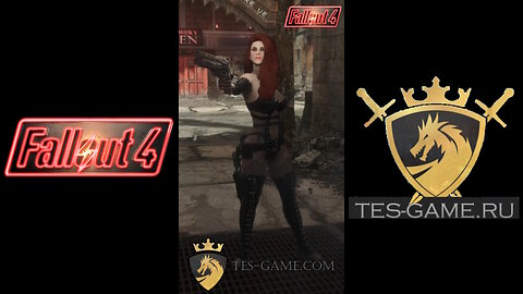 Fallout 4 - TES Game RU - Claire Outfit - Trinity Shotgun - Leather Outfit - The Last Word Revolver