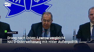 Drang nach Osten: Lawrow vergleicht NATO-Osterweiterung mit Hitler Außenpolitik