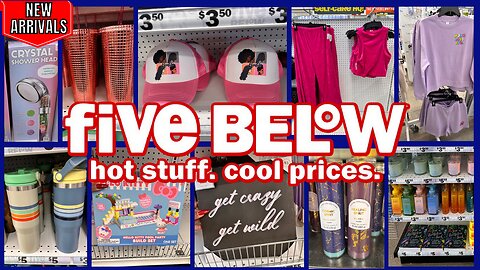 New at Five Below❤️🏃🏽‍♀️Five Below Shop W/Me❤️🏃🏽‍♀️NEW 5 Below Finds| 5 Below Shopping #fivebelow
