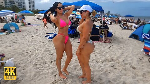 FLIRTY BIG BOOTY BIKINI BABES 4K (MIAMI BEACH FLORIDA)(PLEASE LIKE SHARE COMMENT AND SUBSCRIBE TO MY CHANNEL FOR WEEKLY CASH DRAWINGS GIVEAWAY$$$)