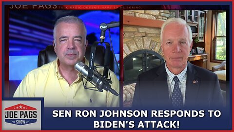 Sen Ron Johnson on Biden's Crimes, Trump's Mugshot and More!