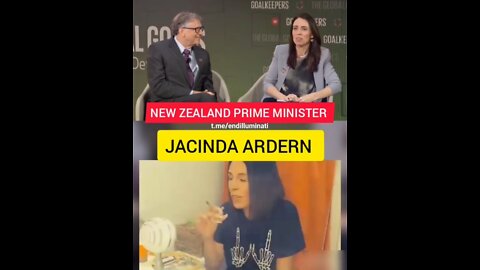 Jacinda Ardern prime minister of New Zealand smoking crack cocaine