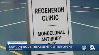 Antibody treatment site in Palm Beach County experiences long wait times