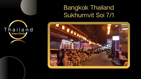 Bangkok Thailand - Soi 7/1 - Bars & Girls | Walking Tour