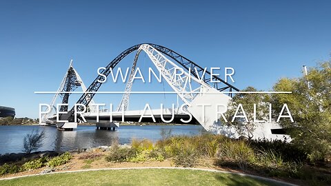 Exploring Perth Australia: A Look Across the Swan River at Optus Stadium & Matagarup Bridge