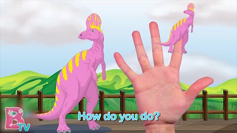 DINOSAUR FINGER FAMILY NURSERY RHYME