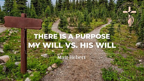 There is a Purpose: My Will vs. His Will