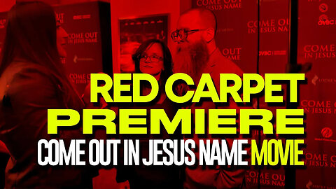 Red Carpet Movie Premiere For COME OUT IN JESUS NAME!