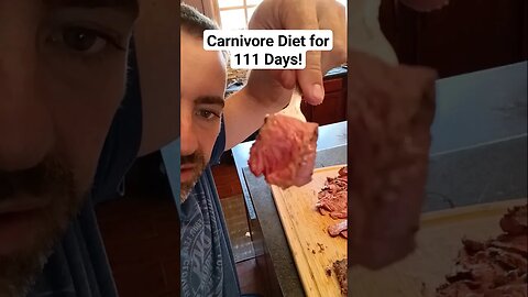 I Ate Meat for 111 Days on Carnivore Diet. Today's MEAL #carnivore #carnivorediet
