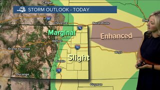 More severe storms across Colorado's eastern plains this afternoon