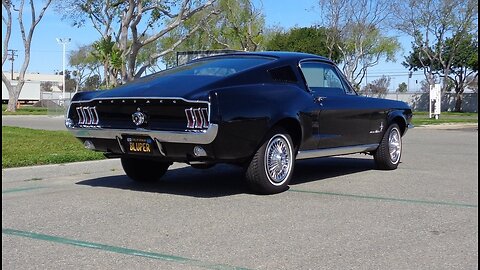 1967 Ford Mustang Fastback in Black & 289 Engine Sound on My Car Story with Lou Costabile