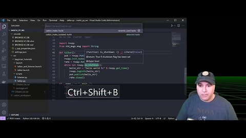 Visual Studio Code ROS Extension - Season 1 Episode 5 - Debugging Python