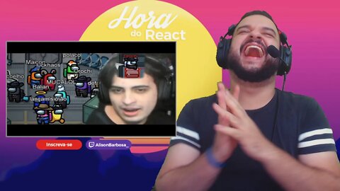 (REACT) AMONGUSLOIDES ft. Inutilismo, Luckhaos, Smurfdomuca, Abelha, Maicon, Defante, Polado...