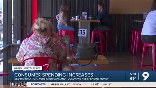 Consumer spending increasing in Arizona and across the U.S. despite inflation