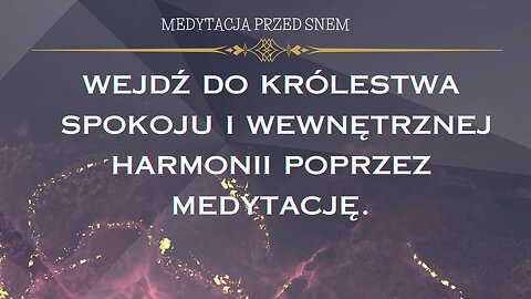 MEDYTACJA NA SEN💚 Uwolnij Wszystko co Ci Nie Sluzy💚 #medytacja #medytacjaprowadzona