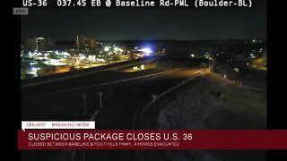 Police close US 36 in Boulder for suspicious package investigation